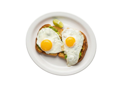 Guacamole Toast with Egg