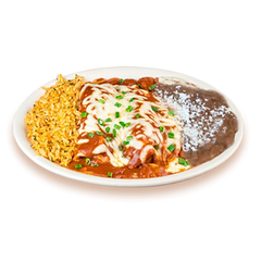 Chicken Enchiladas Plate