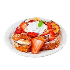 Strawberry Banana Brioche French Toast