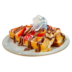 Strawberry Banana Nutella® Waffle