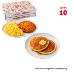 Buttermilk Pancakes  Combo Tray (Serves 10)