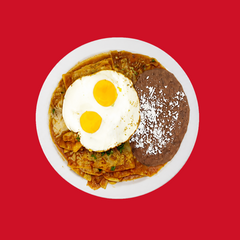 Chilaquiles and Eggs