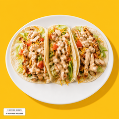 Chipotle Chicken Tacos Tray (Serves 10)