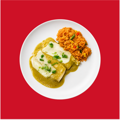 Green Chicken Enchiladas