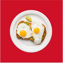 Guacamole Toast with Egg