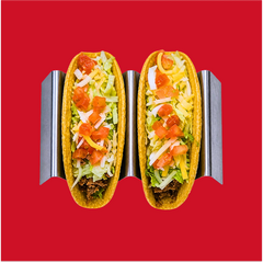 2 Crunchy Beef Tacos