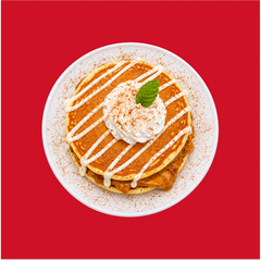 Pumpkin Spice Cheesecake Pancakes