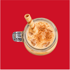 Pumpkin Spice Horchata Iced Latte