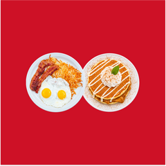Pumpkin Spice Cheesecake Pancakes Combo