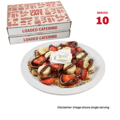 Strawberry Banana Nutella Crepes  (Serves 10 - Individual Packaging)