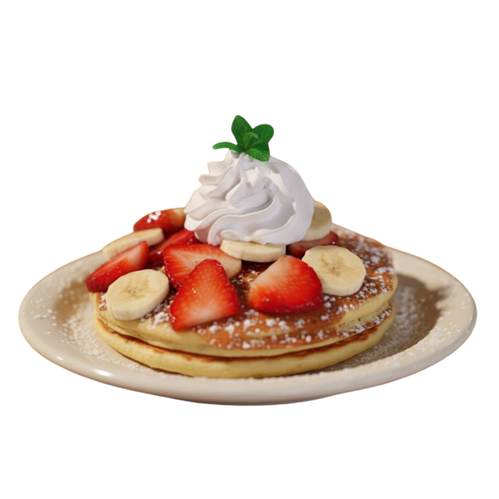 Strawberry Banana Pancakes