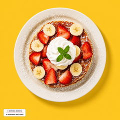 Strawberry Banana Pancakes Tray (Serves 10 - Individual Packaging)