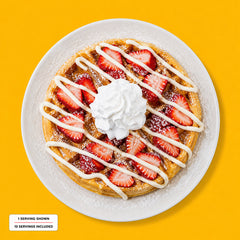 Strawberry Cheesecake Waffle Tray (20 Half Pieces)
