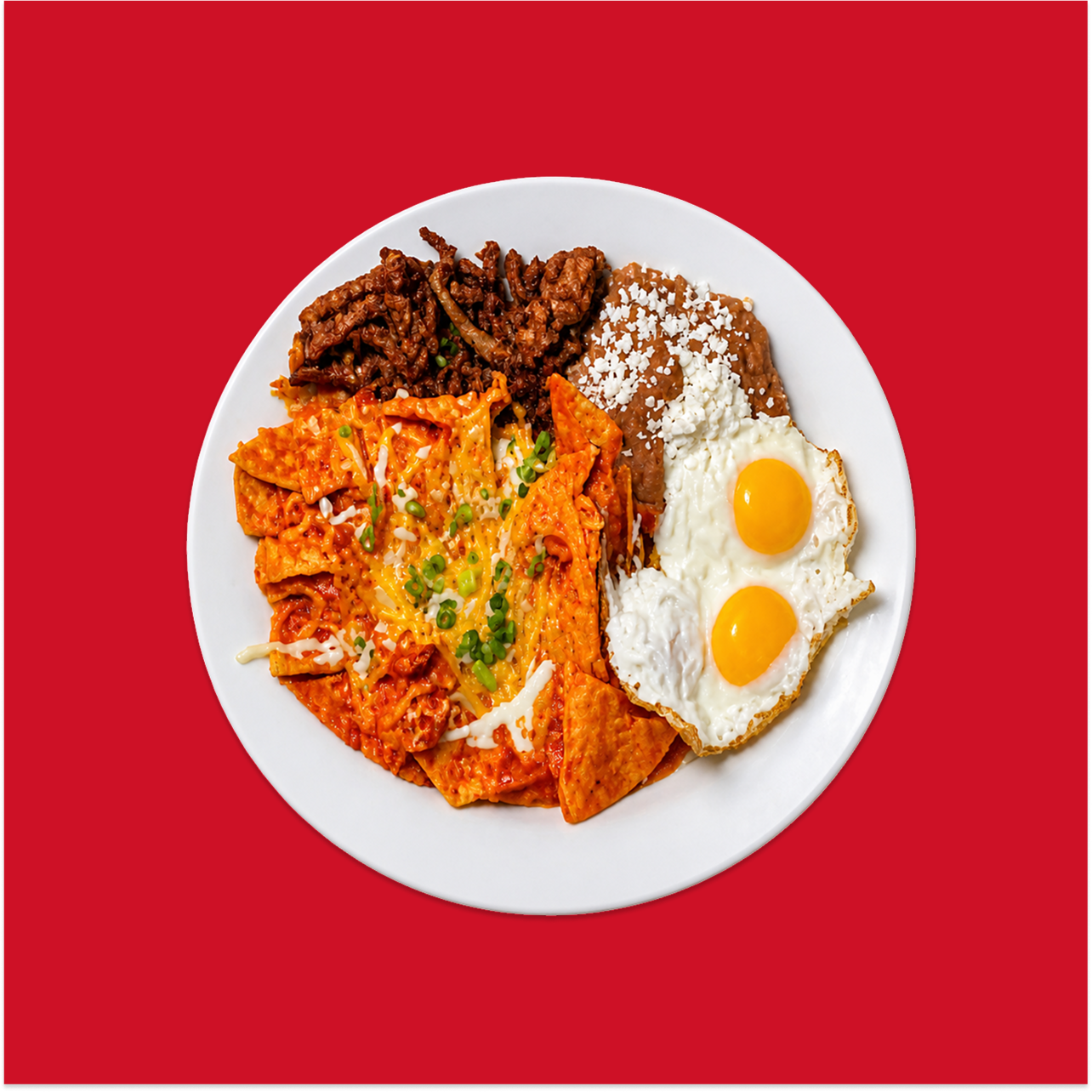 Asada Chilaquiles Plate