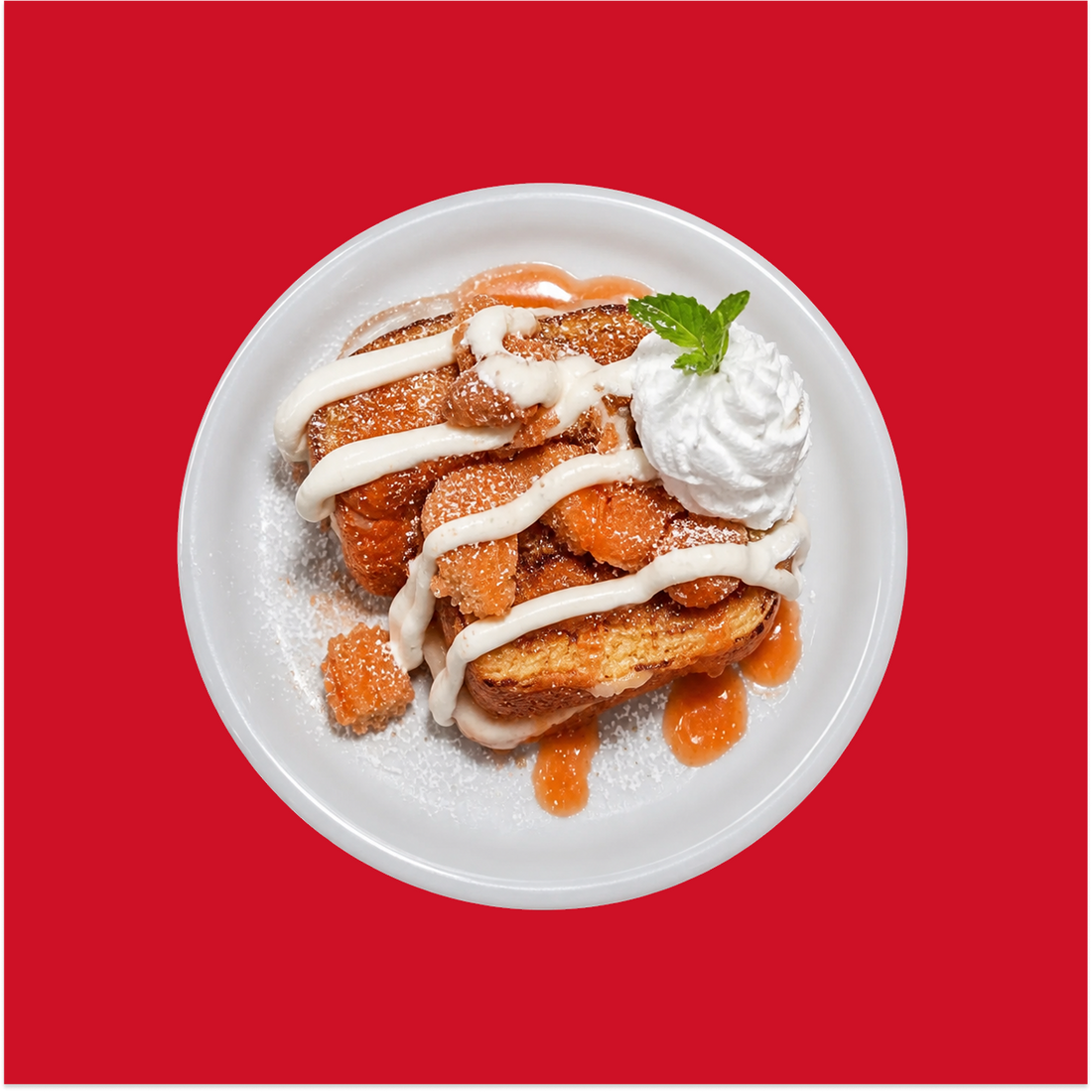 Caramel Churro Stuffed French Toast Combo