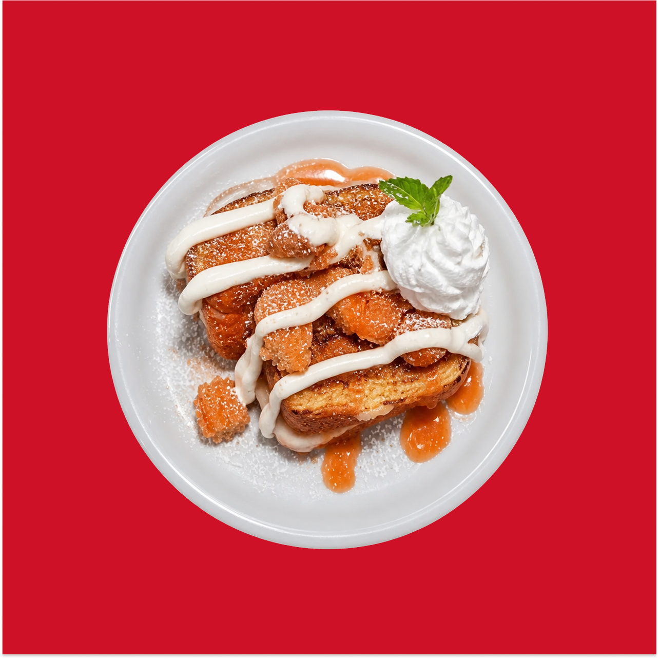 Caramel Churro Stuffed French Toast Combo