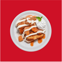 Caramel Churro Stuffed French Toast Combo
