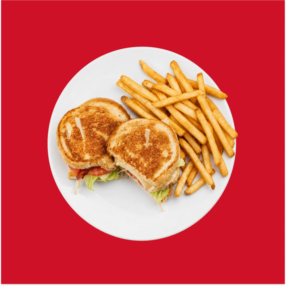 Crunchy BBQ Cheeseburger