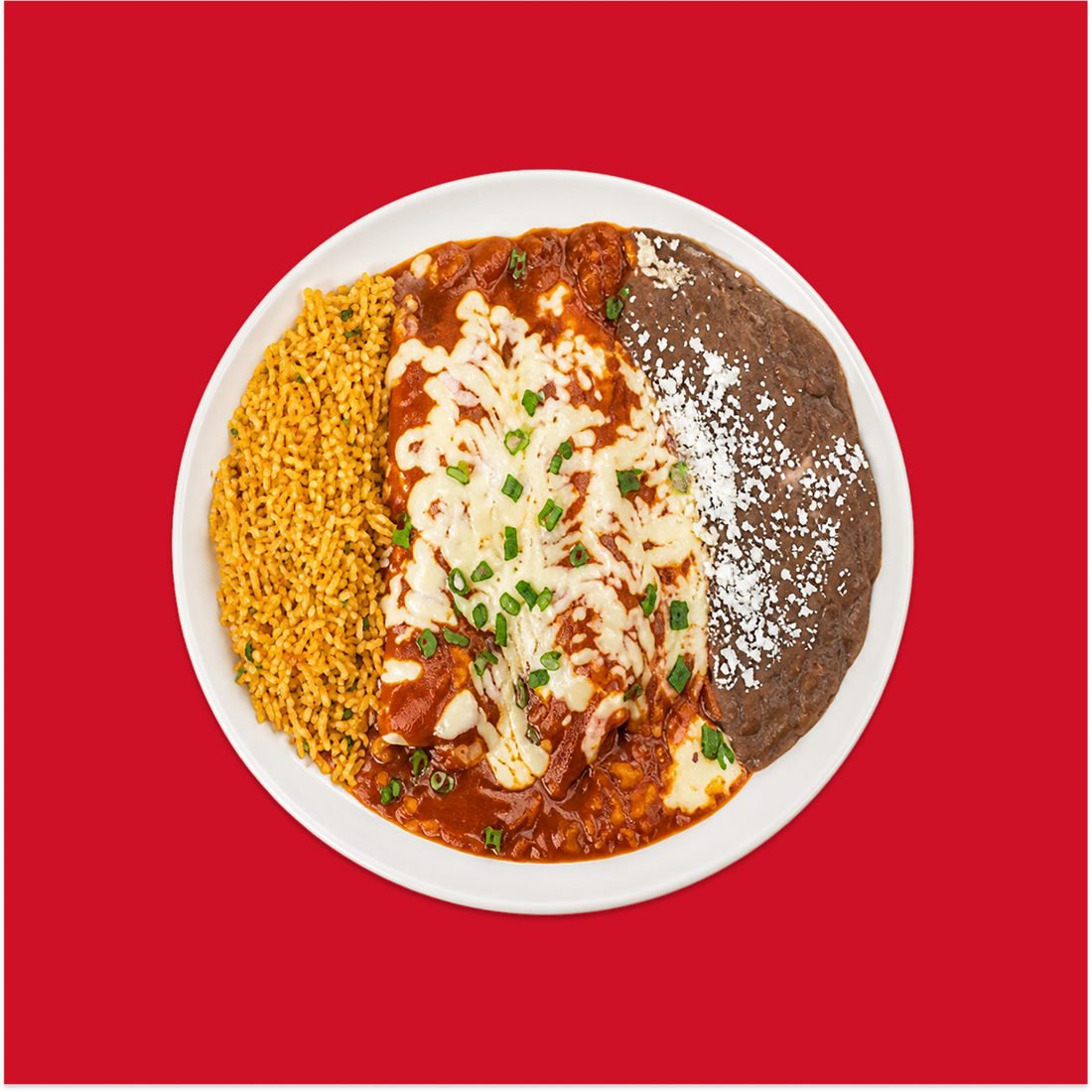 Chicken Enchiladas Plate