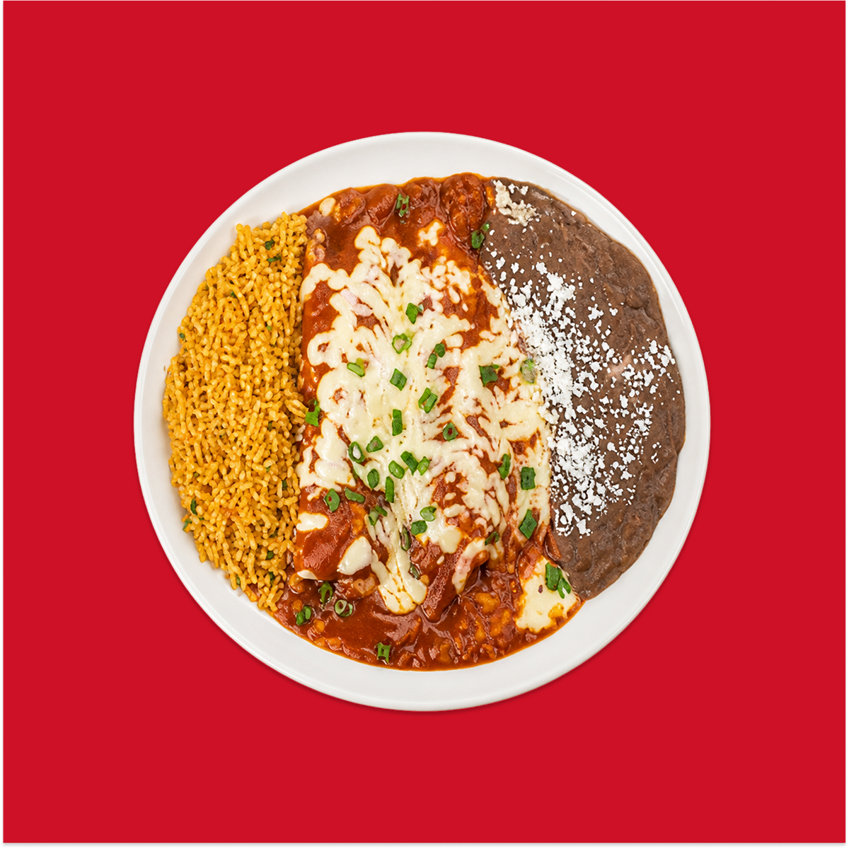 Chicken Enchiladas Plate