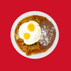 Chilaquiles and Eggs