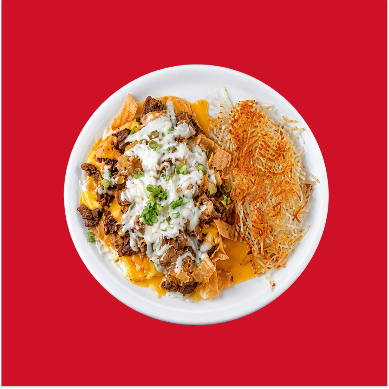 Crunchy Asada Chilaquiles