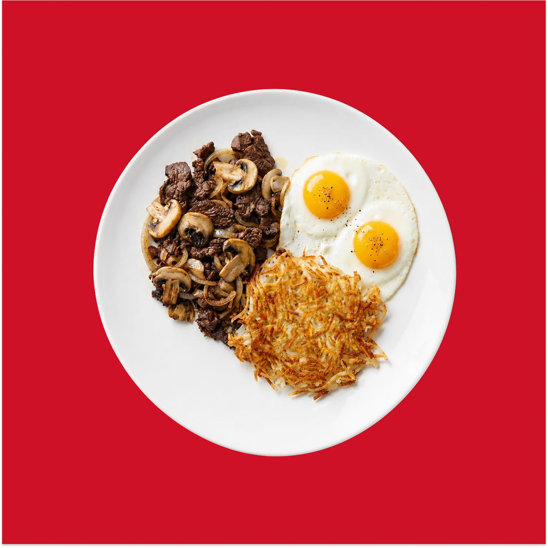 Loaded Steak & Eggs