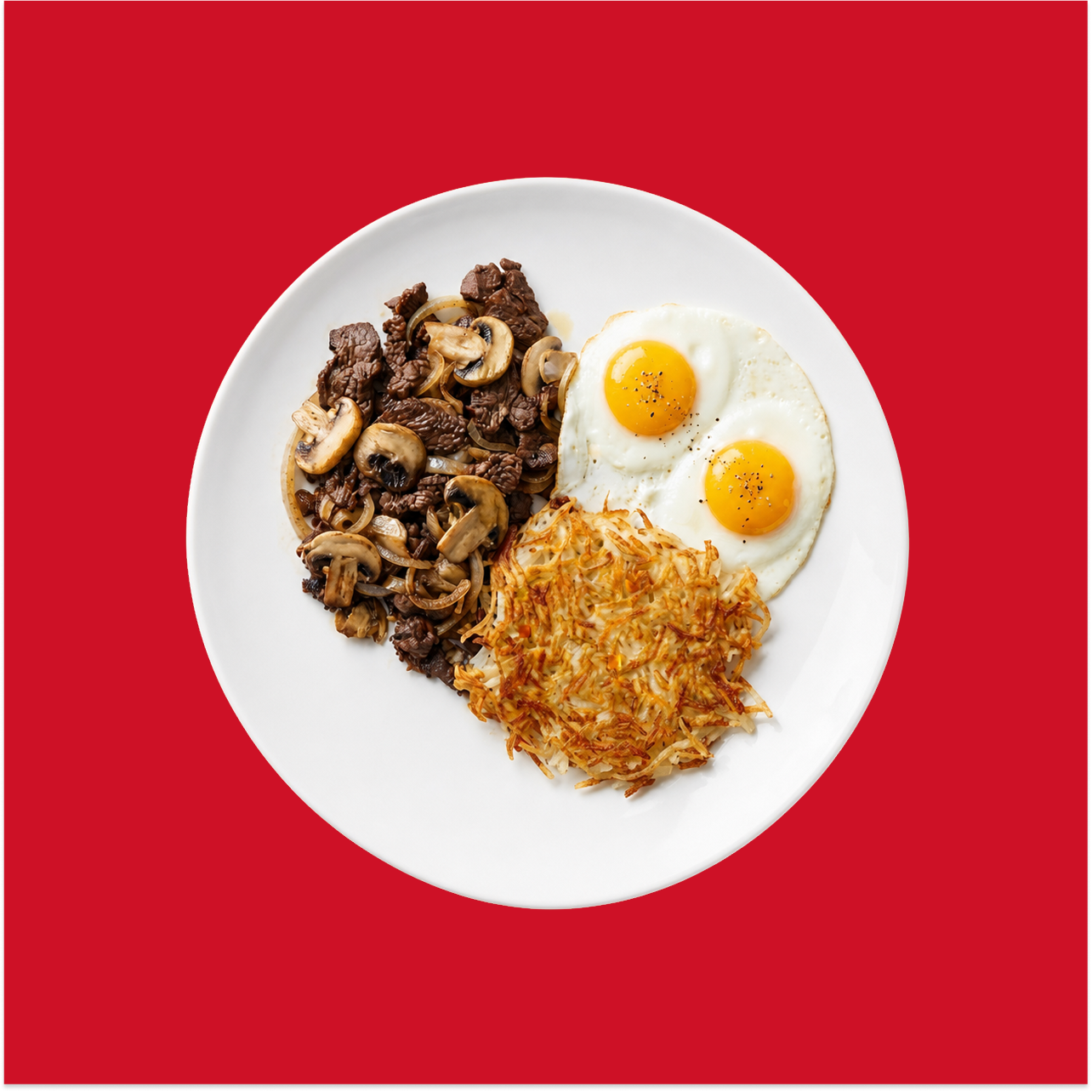 Loaded Steak & Eggs