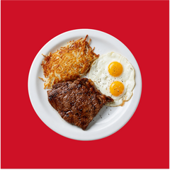 Sirloin Steak & Eggs