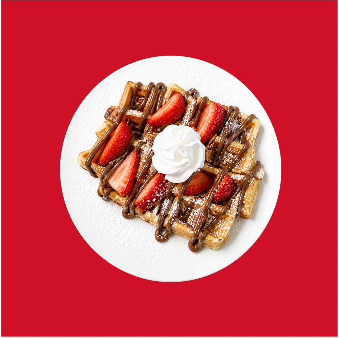 Strawberry Banana Nutella® Waffle