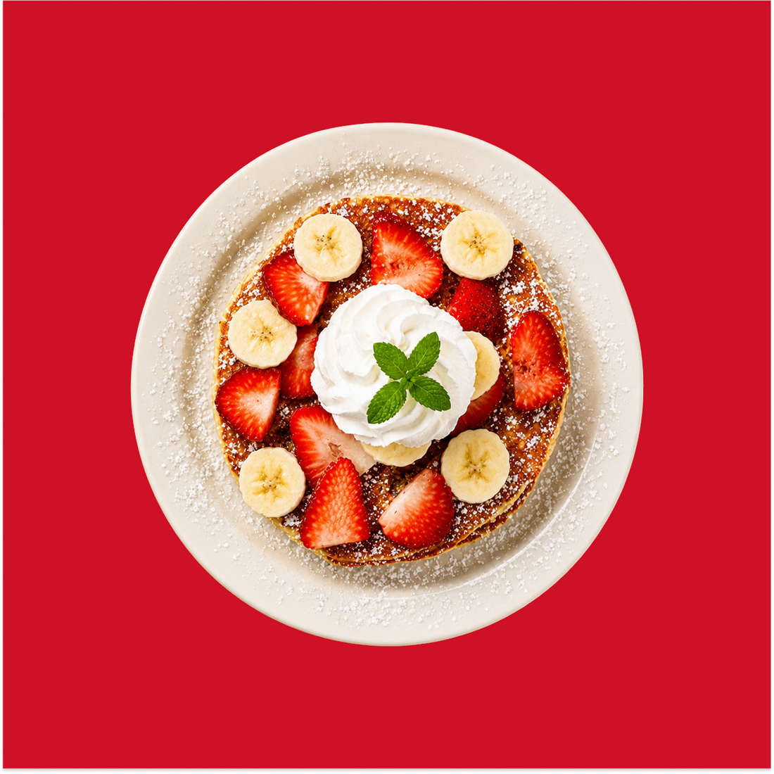 Strawberry Banana Pancakes